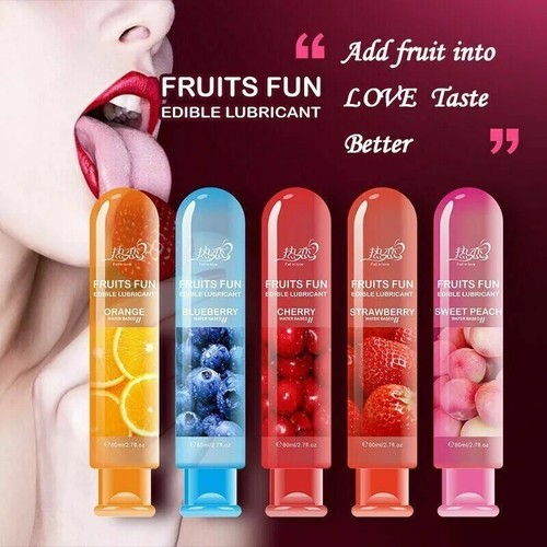 Edible fruit flavor - fruit, lubricant
