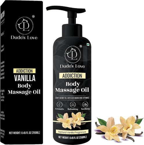 Organic edible vanilla massage - edible,