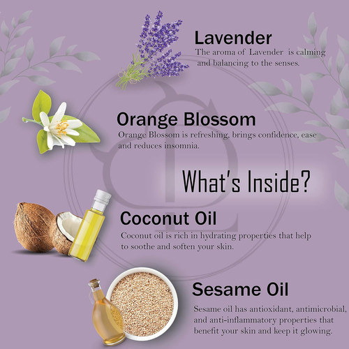 Lavender organic edible body - lavender,