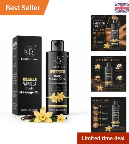 Organic vanilla edible - edible, massage